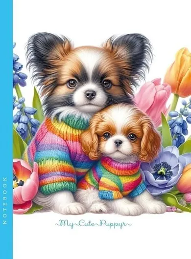 Fresh, notatnik, 64 kartki, kratka, pieski, 143-200 cm, 1 szt.