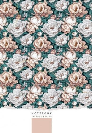 Fresh, notatnik, 64 kartki, linia, kwiaty, 1 szt.