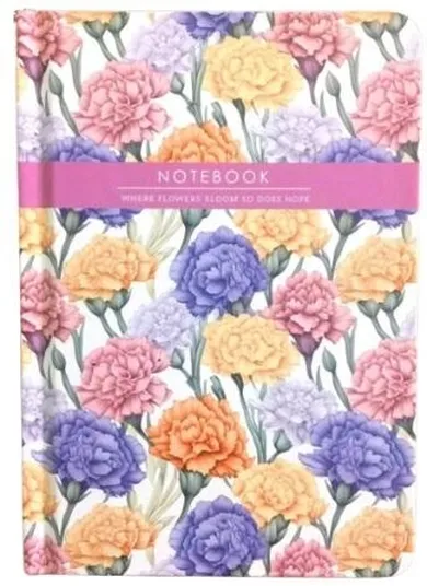 Fresh, notatnik A6, 64 kartki, gładki, kolorowe kwiaty, 1 szt.