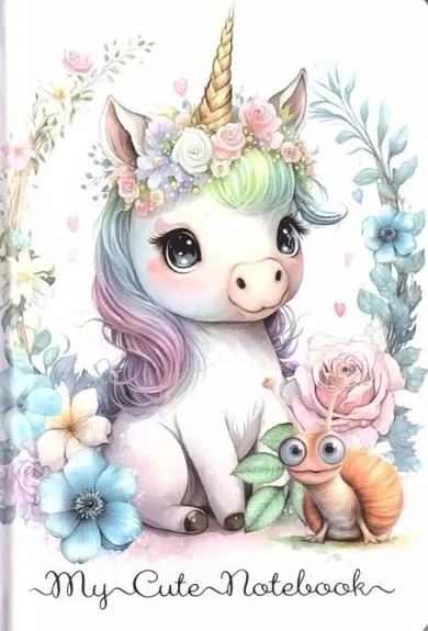 Fresh, notatnik kratka, jednorożec, 1 szt.