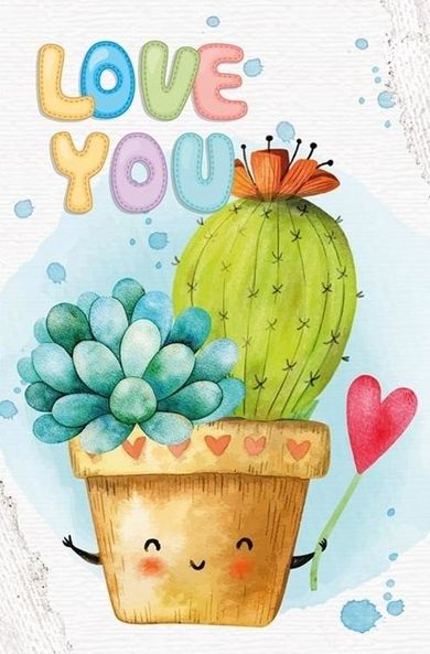 Fresh, notatnik ozdobny, 105-165, 64 kartki, kratka, Kaktus, 1 szt.