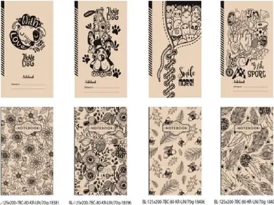 Fresh, notatnik ozdobny 125-200/80K, linia, 1 szt.