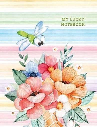 Fresh, notatnik ozdobny, 128-165, 64 kartki, kratka, Ważka, 1 szt.