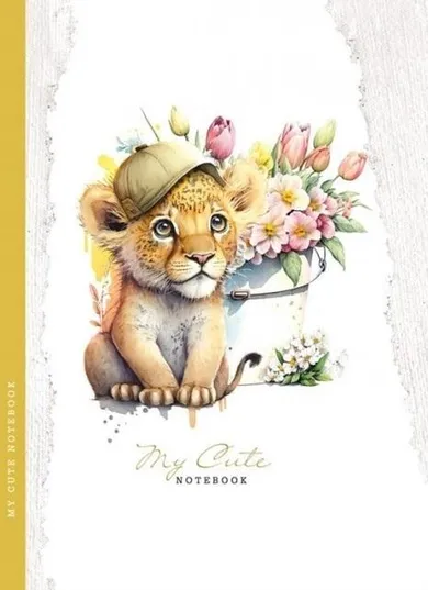 Fresh, notatnik ozdobny, 143-200, 48 kartek, kratka, lwiątko, 1 szt.