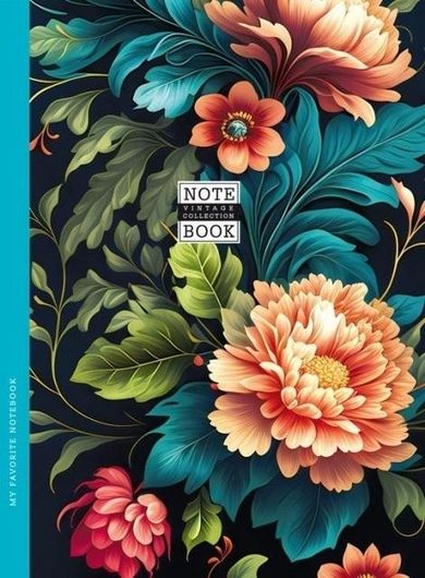 Fresh, notatnik ozdobny, 143-200, 64 kartki, kratka, Flora, 1 szt.