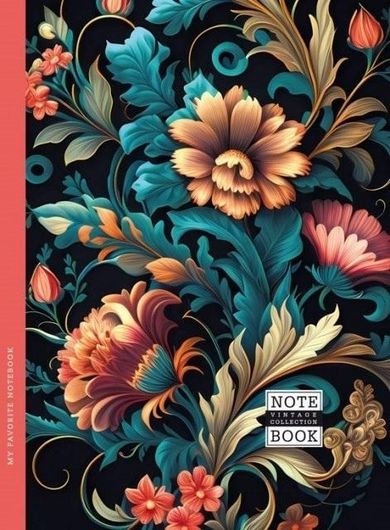 Fresh, notatnik ozdobny, 143-200, 64 kartki, kratka, Flora, 1 szt.