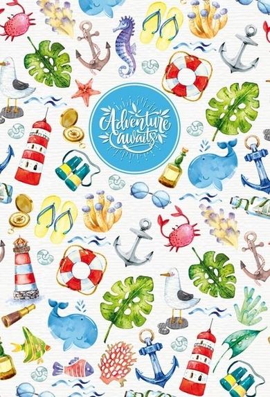 Fresh, notatnik ozdobny, 143-210, 96 kartek, kratka, Morze, 1 szt.