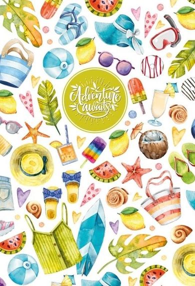 Fresh, notatnik ozdobny, 143-210, 96 kartek, kratka, Wakacje, 1 szt.