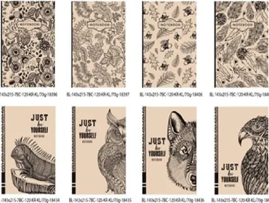 Fresh, notatnik ozdobny 143-215/120K kratka, 1 szt.