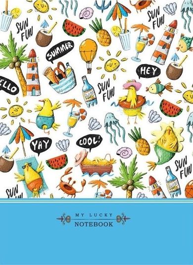 Fresh, notatnik ozdobny, 145-197, 64 kartki, kratka, Lato, 1 szt.