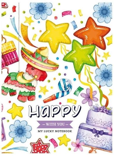 Fresh, notatnik ozdobny, 145-197, 64 kartki, kratka, Piniata, 1 szt.