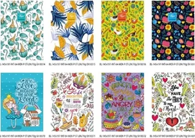 Fresh, notatnik ozdobny 145-197/64K linia, 1 szt.