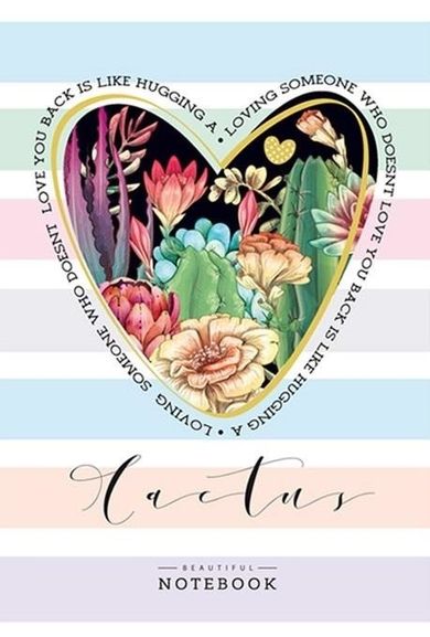 Fresh, notatnik ozdobny, 64 kartki, kratka, Serce, 1 szt.