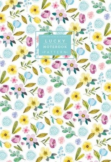 Fresh, notatnik ozdobny, 64 kartki, linia, Kwiaty, niebieski, 1 szt.