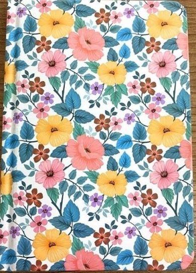 Fresh, notatnik ozdobny A6, 64 kartek, kratka, kwiaty, 1 szt.