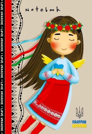 Fresh, notatnik ozdobny, A6, 64 kartki, kratka, anioł, 1 szt.