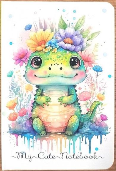 Fresh, notatnik140-95, 64 kartki, kratka, krokodyl, 1 szt.