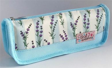 Fresh, piórnik tuba, mała, Kwiaty Best wishes