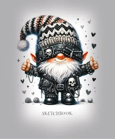 Fresh, szkicownik, 24 strony, 100g, gnom szary, 148-105 cm, 1 szt.