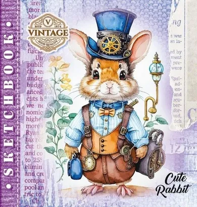 Fresh, szkicownik, króliczek, 36 kartek, 200-200 cm