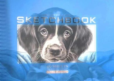 Fresh, szkicownik na spirali, A5, 40 kartek, gładki, Piesek, 1 szt.