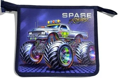Fresh, teczka-torba zapinana na zamek A5+, Monster Truck