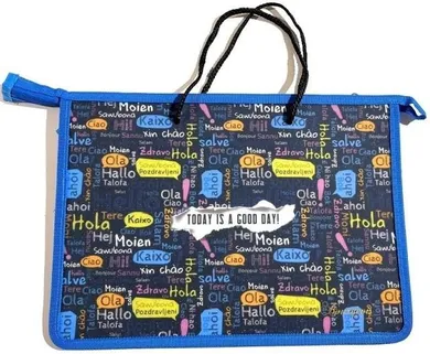 Fresh, teczka-torba zapinana na zamek z rączką A4+, Dzień Dobry