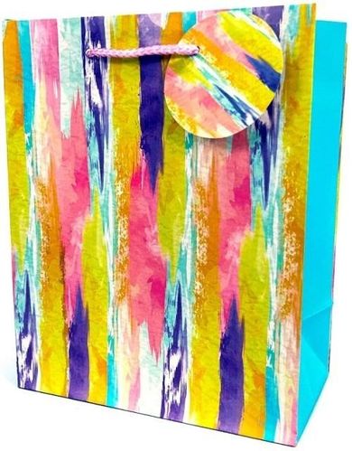 Fresh, torebka prezentowa, matowa, Pastele, 18-23-10 cm