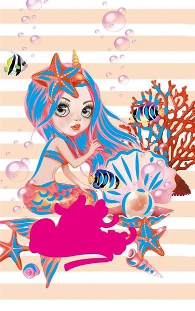 Fresh, zeszyt przyjaciółek, 135-197 mm, 48 kartek, syrenka, 1 szt.