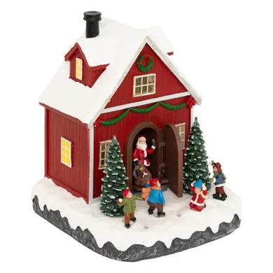 Fééric Lights and Christmas, domek bożonarodzeniowy, 16 LED, 18,5 cm