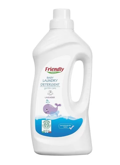 Friendly Organic, płyn do prania ubranek dziecięcych, Lawenda, 1l