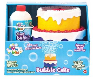 Fru Blu, Bańkowy tort + płyn do baniek, 500 ml