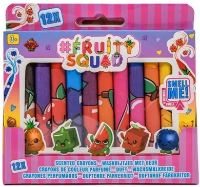 Fruity Squad, pachnące kredki, 12 szt.