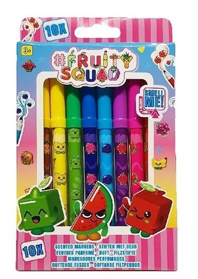 Fruity Squad, pachnące minipisaki, 8 szt.