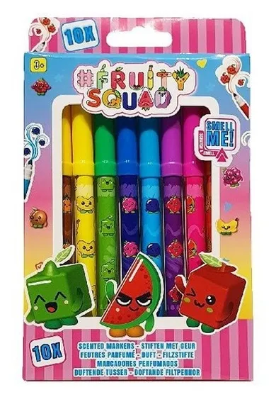 Fruity Squad, pachnące pisaki, 10 szt.