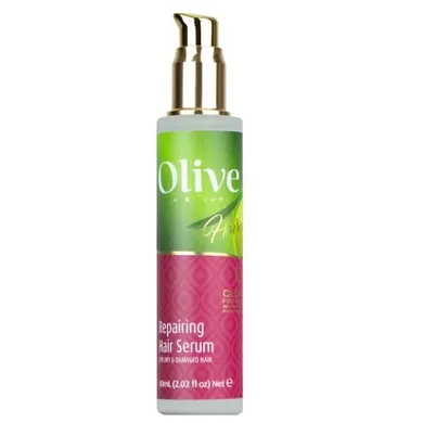 Frulatte, Olive Repairing Hair Serum, regenerujące serum do włosów z organiczną oliwą z oliwek, 60 ml