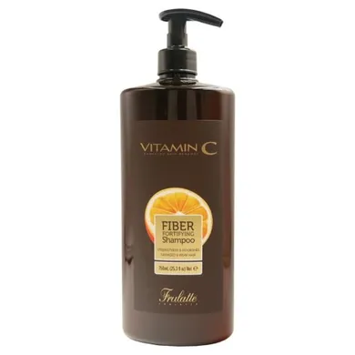 Frulatte, Vitamin C Fiber Fortifying Shampoo, szampon do włosów z witaminą C, 750 ml