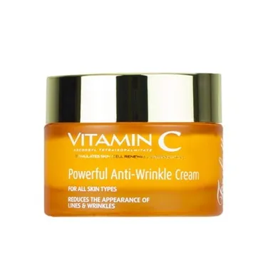 Frulatte, Vitamin C Powerful Anti Wrinkle Cream, przeciwzmarszczkowy krem do twarzy z witaminą C, 50 ml