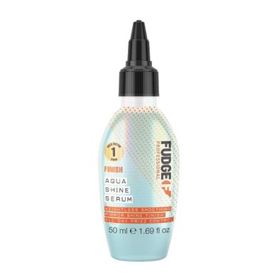 Fudge, Aqua Shine, serum wygładzające serum do nabłyszczania i zmiękczania włosów, 50 ml