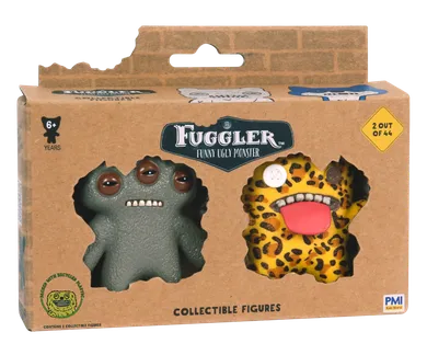 Fuggler, Annoyed Alien Brown & Oogah Boogah Leopard, figurki kolekcjonerskie, 2 szt.