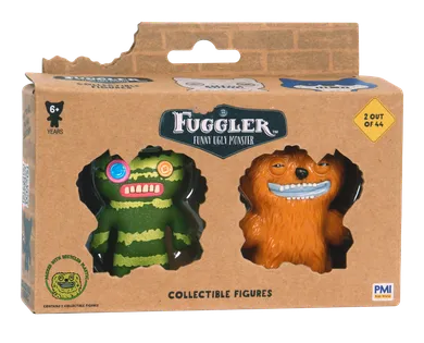 Fuggler, Indecisive Monster Green & Count Undergoo Mcgoo Orange, figurki kolekcjonerskie, 2 szt.