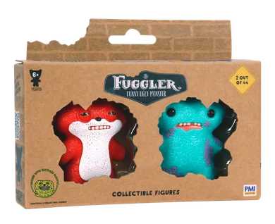 Fuggler, Sketchy Squirrel Red & Gaptooth Mcgoo Blue, figurki kolekcjonerskie, 2 szt.