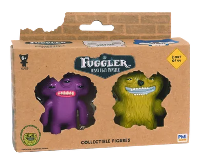 Fuggler, Squidge Purple & Count Undergoo Mcgoo Green, figurki kolekcjonerskie, 2 szt.