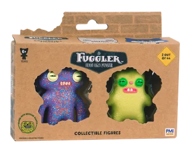 Fuggler, Squidge Purple & Rabid Rabbit Green, figurki kolekcjonerskie, 2 szt.