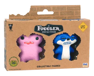 Fuggler, Suspicious Fox Blue & Gaptooth Mcgoo Lilac, figurki kolekcjonerskie, 2 szt.