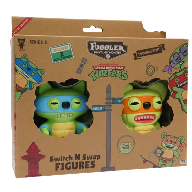 Fuggler, Swap & Style, Leonardo & Michelangelo, figurka kolekcjonerska, 2 szt.