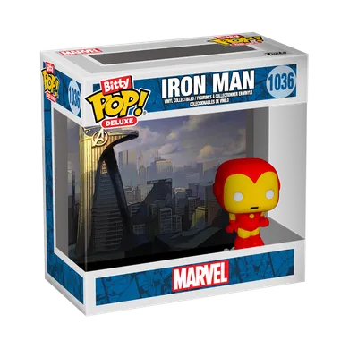 Funko Bitty Pop! Deluxe, Iron Man, mini figurka kolekcjonerska