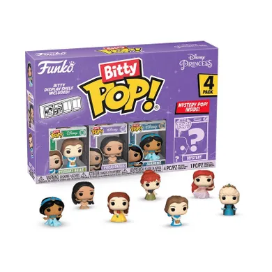 Funko Bitty POP! Disney: Księżniczki Disneya, mini figurki, 4 szt.