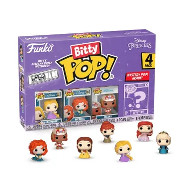 Funko Bitty POP! Disney: Księżniczki Disneya, mini figurki, 4 szt.