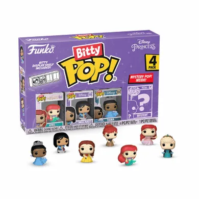 Funko Bitty POP! Disney Księżniczki, mini figurki, 4 szt.